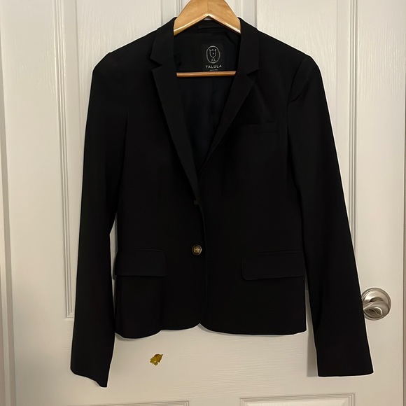 Talula Charcoal Gray Blazer in Size 4 - Picture 1 of 4